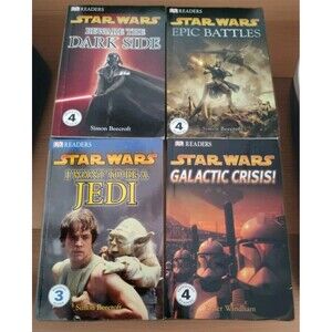 Star Wars DK Readers Lot Of 4 Books Paperback